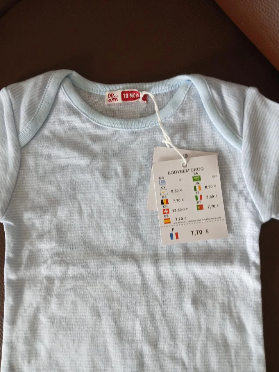 DPAM short-sleeved bodysuit for boys 81 cm 18 months – photo 3